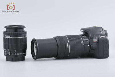 [Used] Canon EOS Kiss X7 Double Zoom Kit Black