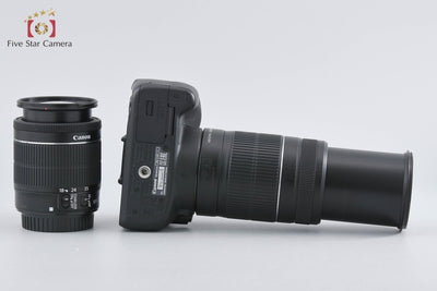 [Used] Canon EOS Kiss X7 Double Zoom Kit Black