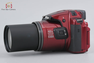 【中古】Nikon ニコン COOLPIX P520 レッド コンパクトデジタルカメラ