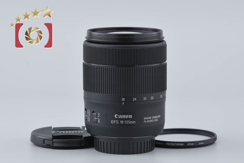 【中古】Canon キヤノン EF-S 18-135mm f/3.5-5.6 IS USM