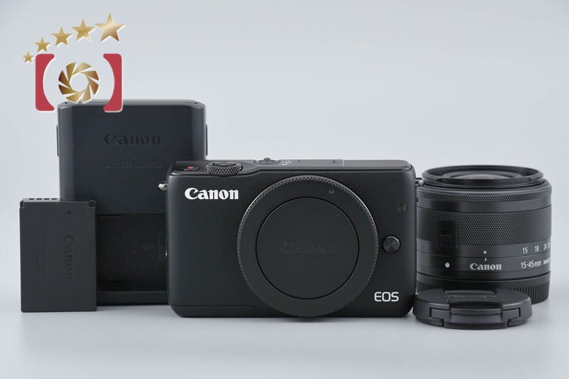 [Used] Canon EOS M10 EF-M 15-45 IS STM Lens Kit Black