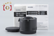 [Used] SIGMA TELE CONVERTER 2x TC-2001 for Canon EF with original box