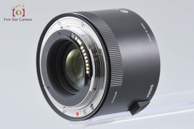 [Used] SIGMA TELE CONVERTER 2x TC-2001 for Canon EF with original box