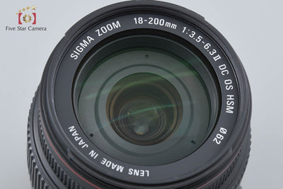 [Used] SIGMA 18-200mm f/3.5-6.3 II DC OS HSM for Canon