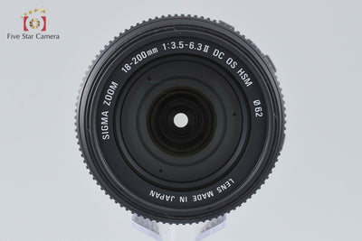 [Used] SIGMA 18-200mm f/3.5-6.3 II DC OS HSM for Canon