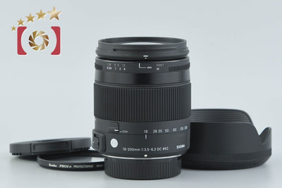 【中古】SIGMA シグマ 18-200mm f/3.5-6.3 DC OS HSM Contemporary ニコン用