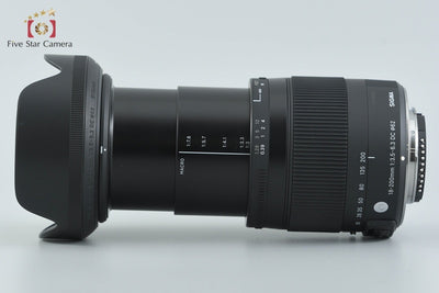 【中古】SIGMA シグマ 18-200mm f/3.5-6.3 DC OS HSM Contemporary ニコン用