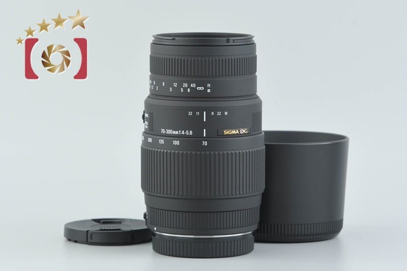 【中古】SIGMA シグマ APO 70-300mm f/4-5.6 DG MACRO キヤノン用