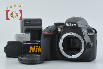 [Used] Nikon D3400 Digital SLR Camera with Low Shutter Count
