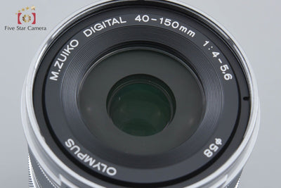 【中古】OLYMPUS オリンパス M.ZUIKO DIGITAL ED 40-150mm f/4-5.6 R シルバー
