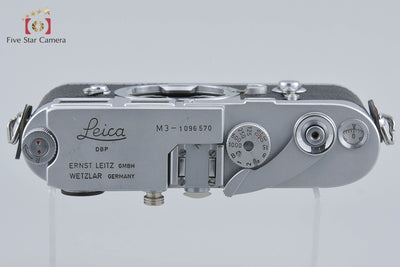 【中古】Leica ライカ M3 シングルストローク レンジファインダーフィルムカメラ