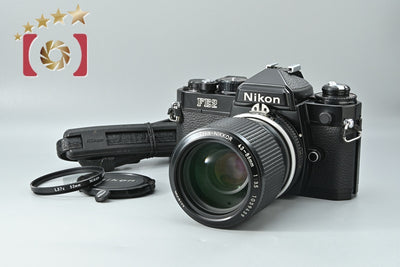[Used] Nikon FE2 Black + Ai Zoom-NIKKOR 43-86mm f/3.5