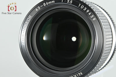 [Used] Nikon FE2 Black + Ai Zoom-NIKKOR 43-86mm f/3.5