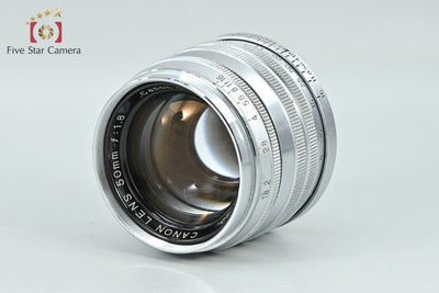 [Used] Canon 50mm f/1.8 Silver Lens Barrel L39 Leica Screw Mount