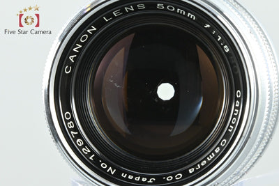 [Used] Canon 50mm f/1.8 Silver Lens Barrel L39 Leica Screw Mount