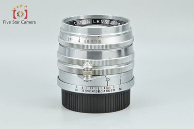 [Used] Canon 50mm f/1.8 Silver Lens Barrel L39 Leica Screw Mount