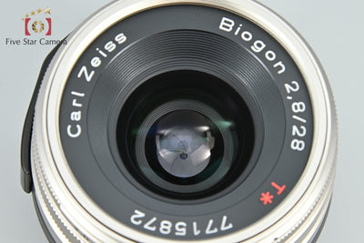 [Used] CONTAX Carl Zeiss Biogon 28mm f/2.8 T*