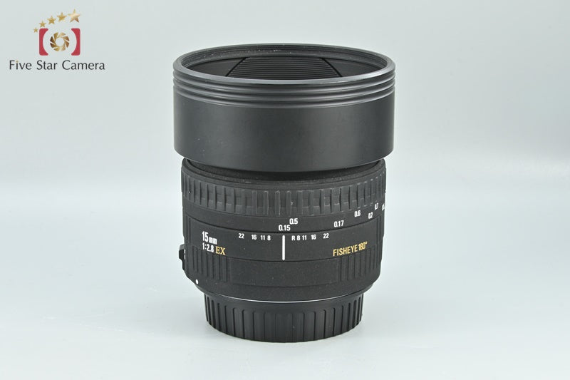 中古】SIGMA シグマ 15mm f/2.8 EX FISHEYE キャノン用 – Five Star