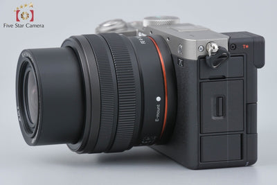【中古】SONY ソニー α7C II ILCE-7CM2 ズームレンズキット シルバー シャッター回数僅少 元箱付き