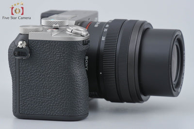 【中古】SONY ソニー α7C II ILCE-7CM2 ズームレンズキット シルバー シャッター回数僅少 元箱付き