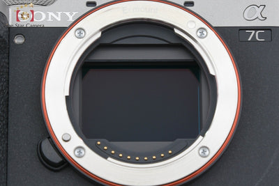 【中古】SONY ソニー α7C II ILCE-7CM2 ズームレンズキット シルバー シャッター回数僅少 元箱付き