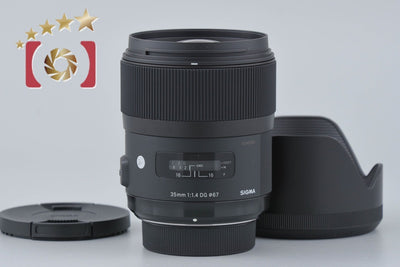 [Used] SIGMA Art 35mm f/1.4 DG HSM for Nikon