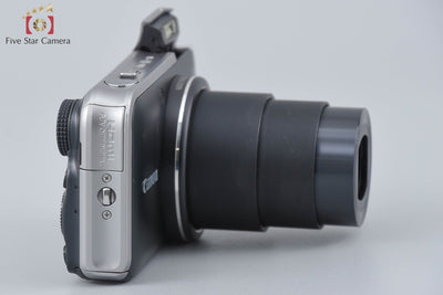 Used: Canon PowerShot SX210 IS Black Compact Digital Camera with Original Box