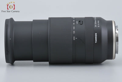 【中古】TAMRON タムロン A071 28-200mm f/2.8-5.6 Di III RXD ソニーEマウント用