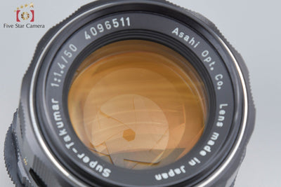 [Used] PENTAX Pentax Super-Takumar 50mm f/1.4 Late 7-element M42 Mount