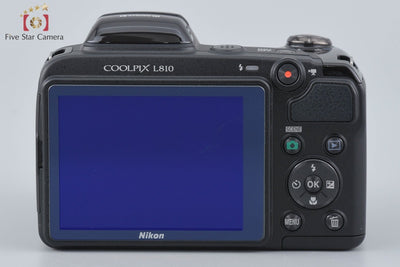[Used] Nikon COOLPIX L810 Black Compact Digital Camera
