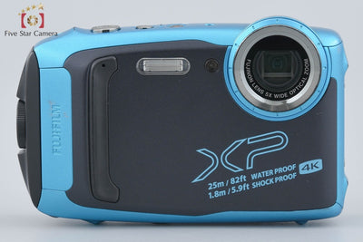 【中古】FUJIFILM 富士フイルム FINEPIX XP140 スカイブルー コンパクトデジタルカメラ