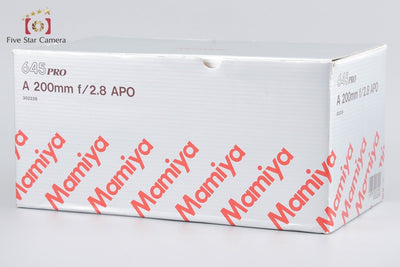 [Used] Mamiya APO A 200mm f/2.8 for 645 with Original Box