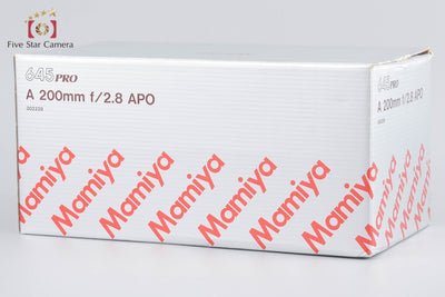 [Used] Mamiya APO A 200mm f/2.8 for 645 with Original Box