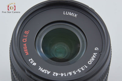 [Used] Panasonic LUMIX G VARIO 14-42mm f/3.5-5.6 ASPH. MEGA O.I.S. H-FS014042