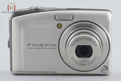 [Used] FUJIFILM FinePix F60fd Silver Compact Digital Camera with Original Box