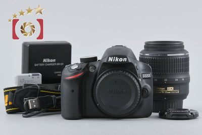 [Used] Nikon D3200 18-55 VR Lens Kit Black - Low Shutter Count