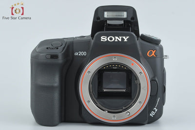 [Used] SONY Sony α200 DSLR-A200 Double Zoom Lens Kit Black