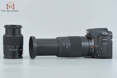 [Used] SONY Sony α200 DSLR-A200 Double Zoom Lens Kit Black