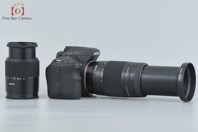 [Used] SONY Sony α200 DSLR-A200 Double Zoom Lens Kit Black