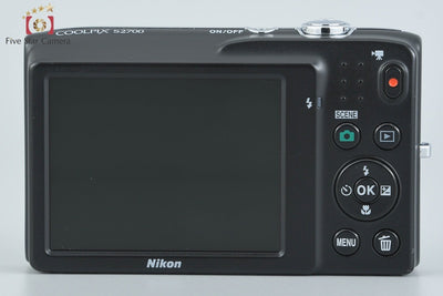 [Used] Nikon COOLPIX S2700 Silver Compact Digital Camera