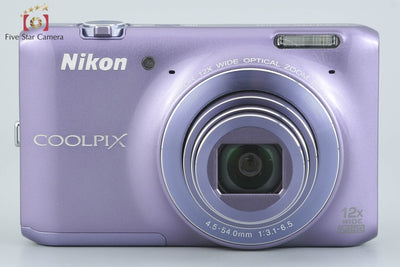 【中古】Nikon ニコン COOLPIX S6400 ライラックパープル コンパクトデジタルカメラ