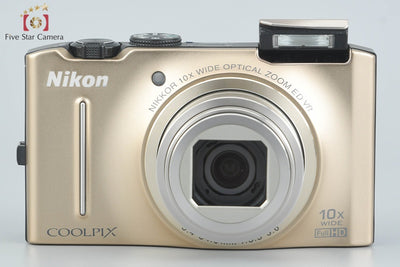 [Used] Nikon COOLPIX S8100 Precious Gold Compact Digital Camera
