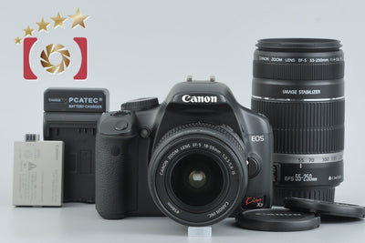 【中古】Canon キヤノン EOS Kiss X2 ダブルズームキット シャッター回数僅少