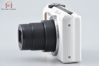 Used Casio HIGH SPEED EXILIM EX-ZR400 White Compact Digital Camera