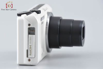 Used Casio HIGH SPEED EXILIM EX-ZR400 White Compact Digital Camera