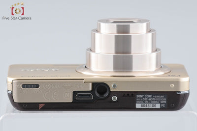 [Used] SONY Cyber-shot DSC-W570 Gold Compact Digital Camera