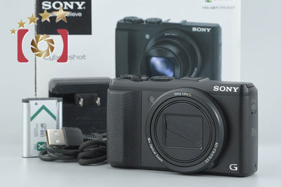 Used: Sony Cyber-shot DSC-HX50V Black Compact Digital Camera with Original Box