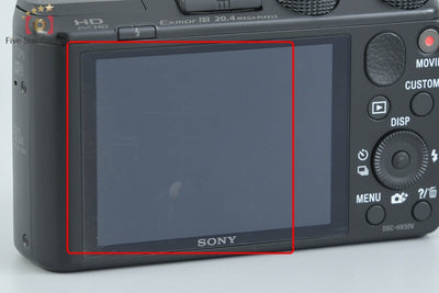 Used: Sony Cyber-shot DSC-HX50V Black Compact Digital Camera with Original Box