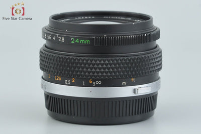 【中古】OLYMPUS オリンパス ZUIKO MC AUTO-W 24mm f/2.8