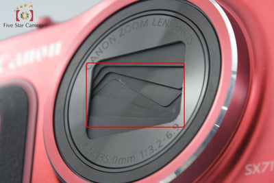 [Used] Canon PowerShot SX710 HS Red Compact Digital Camera